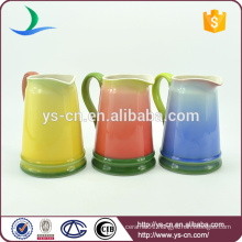 Colorful ceramic bathroom jug